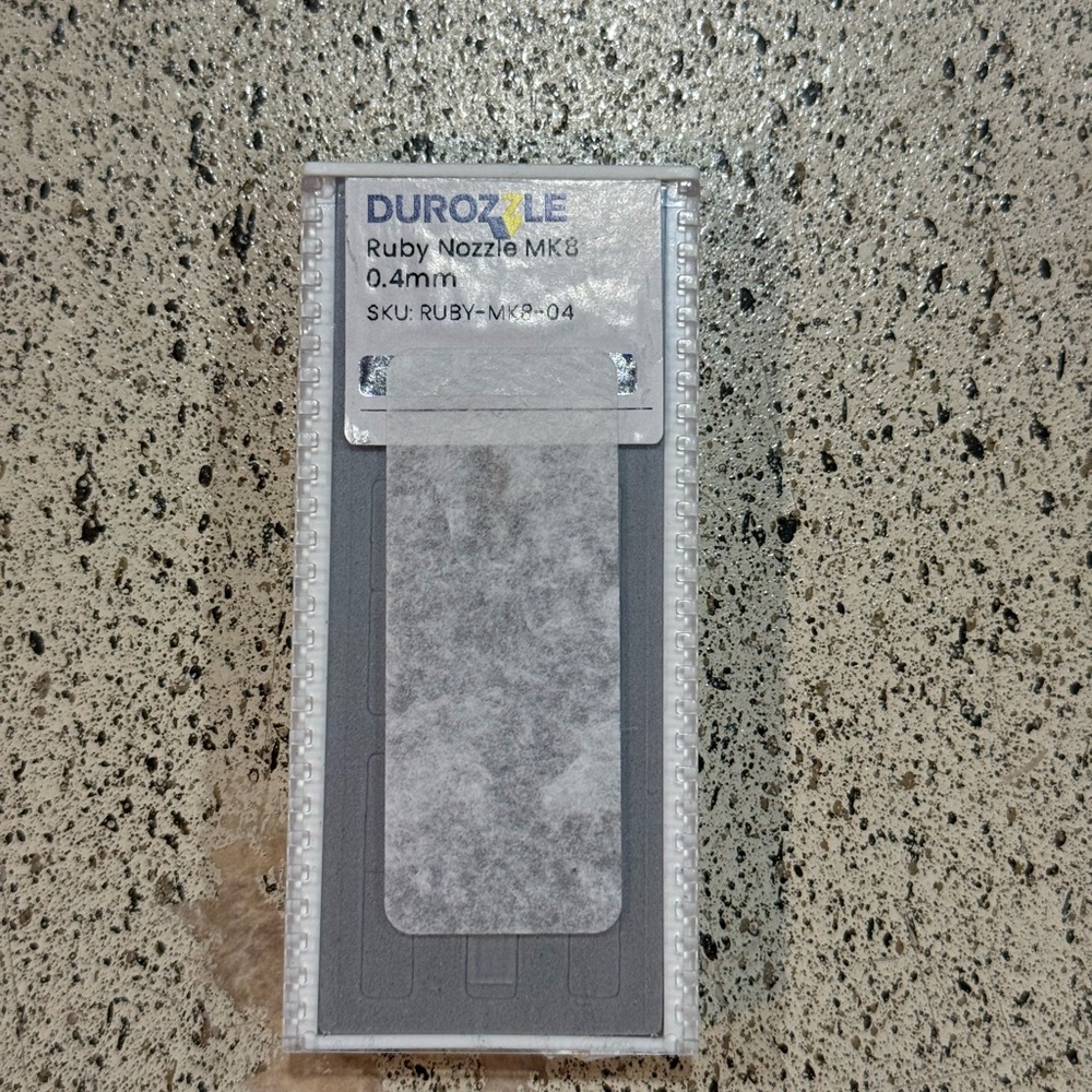Durozzle Ruby Nozzle MK8 0.4mm for MK8 3D Printers